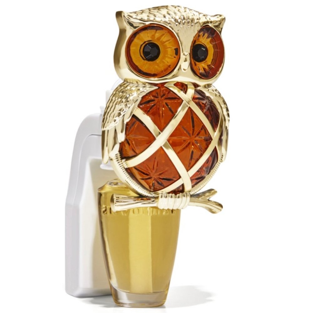 Bath & Body Works Fiber Optic Owl Nightlight Wallflowers Fragrance Plug-In